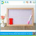 kids small magnetic whiteboard with wooden frame